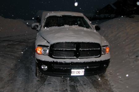 La neige quand il fait f